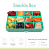 Melii Snackle Box, Food Jar 12 Compartments BPA Free - Blue