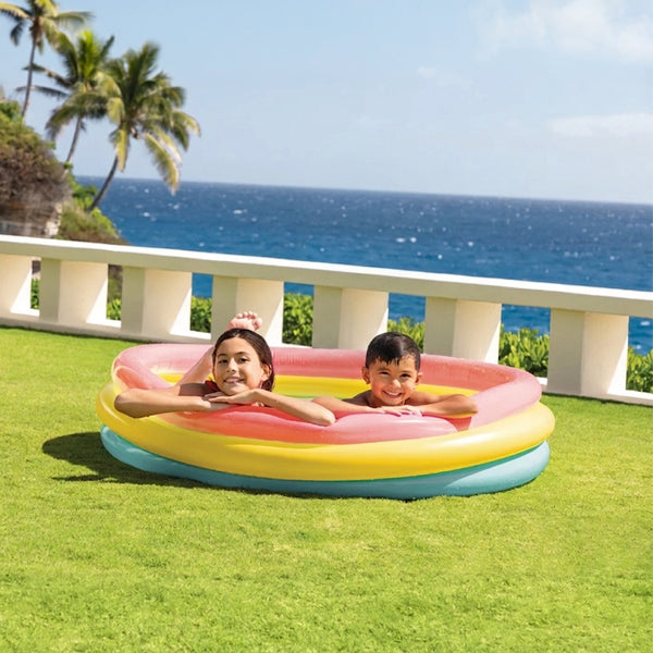 Intex Sunset Glow Kiddie Inflatable Swimming Pool - Dezine Kids