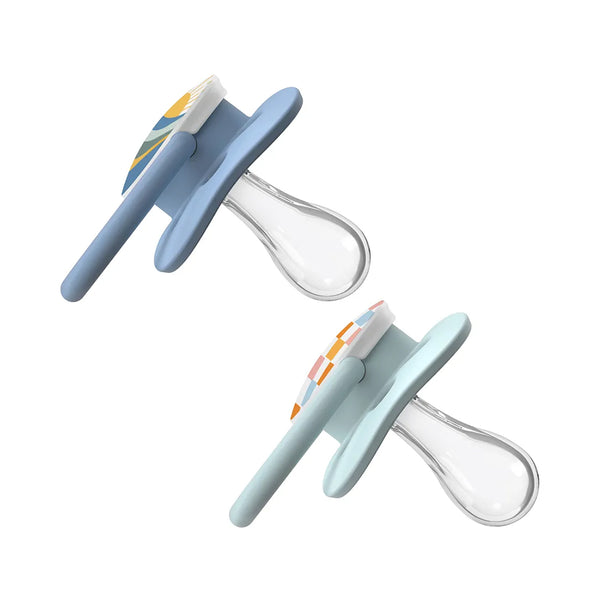Dr.Browns Blue Space Advantage Pacifiers Stage 1, Pack of 2 - Blue Sunrise - Dezine Kids