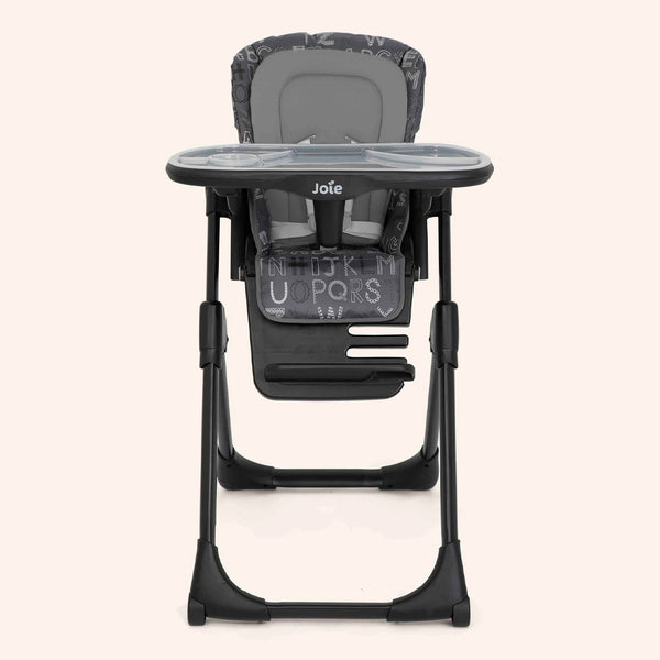 Joie High Chair Mimzy Recline Birth to 15 kg - ABC Charcoal - Dezine Kids