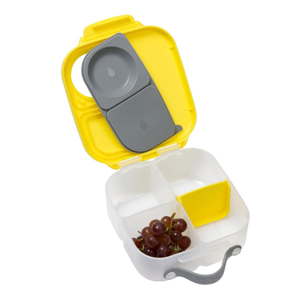 B.Box Mini Lunch Box - Lemon Sherbet Yellow Grey
