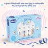 Chicco Baby Caring New Born Gift For Baby Shower & Baby Birthday, Pack of 7 - Blue