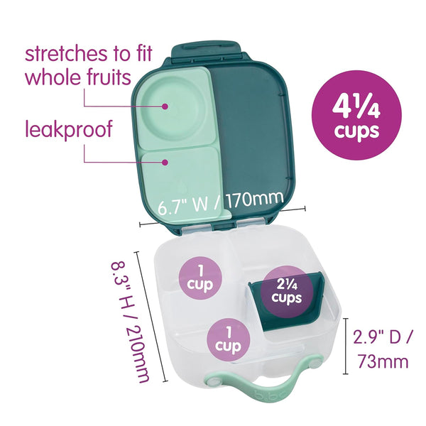 B.Box Mini Lunch Box - Emerald Forest Green