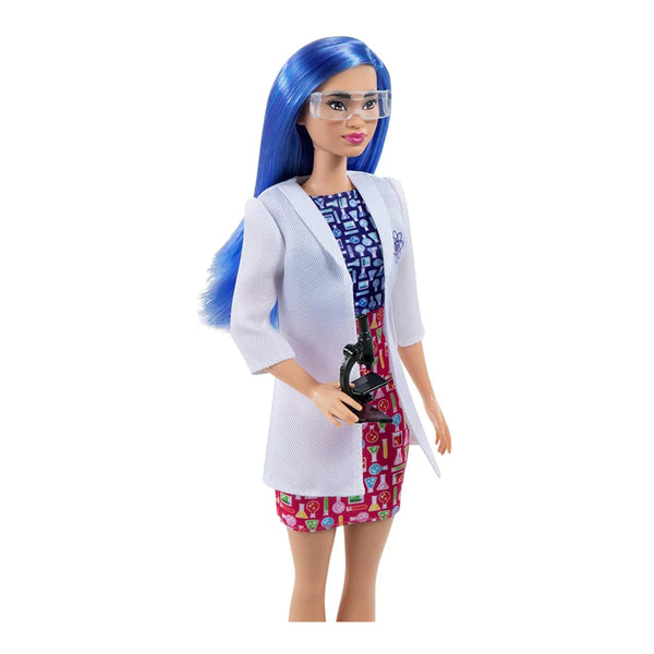Barbie 12 Inch Blue Hair Scientist Doll & Accessories