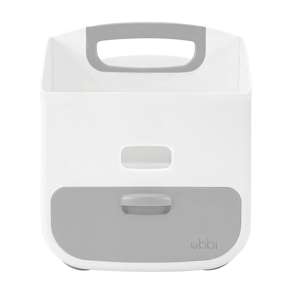 Ubbi Diaper Storage Caddy and Changing Mat - Grey