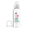 Dr.Browns Milestones Narrow Sippy Bottle (6m+) 8oz/250 ml - Flamingo - Dezine Kids
