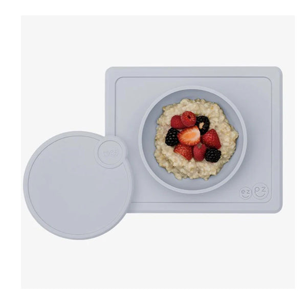 EzPz Mini Bowl Lid - Pewter