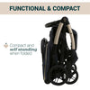 Chicco Goody XPlus Lightweight Stroller with One Hand Fold Flat Reclining Seat For 0 to 4Y (Upto 22 Kg) - Dark Shadow