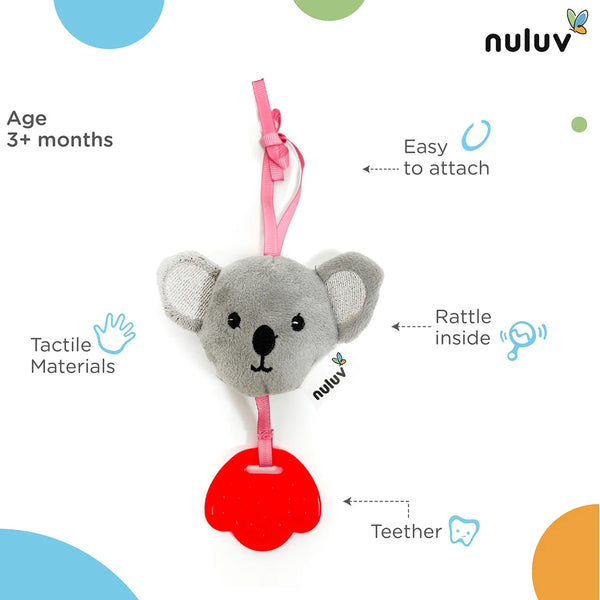 Nuluv Soft Rattles & Teether Toy - Koala