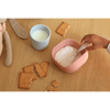 Beaba 2nd Stage Silicone Spoon with Ultra Soft Tip, Gum Friendly, Ergonomic Handles - Cotton Candy