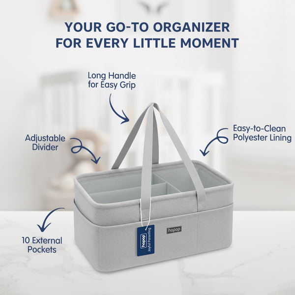 Hopop Baby Diaper Caddy Organizer - Dezine Kids