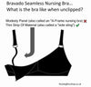 Bravado Nursing Bra Black Body Silk Seamless - Black