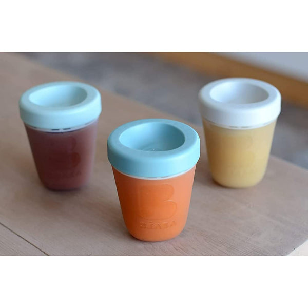 Beaba Silicone Portions, Set of 3 X 200 ml - Jungle