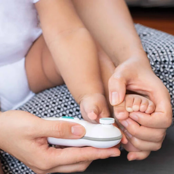 Bbluv Trimo Baby Electric Nail Trimmer - White - Dezine Kids