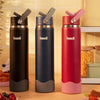 Basil Insulated Stainless steel Sipper with Carry Handle - Classic Black