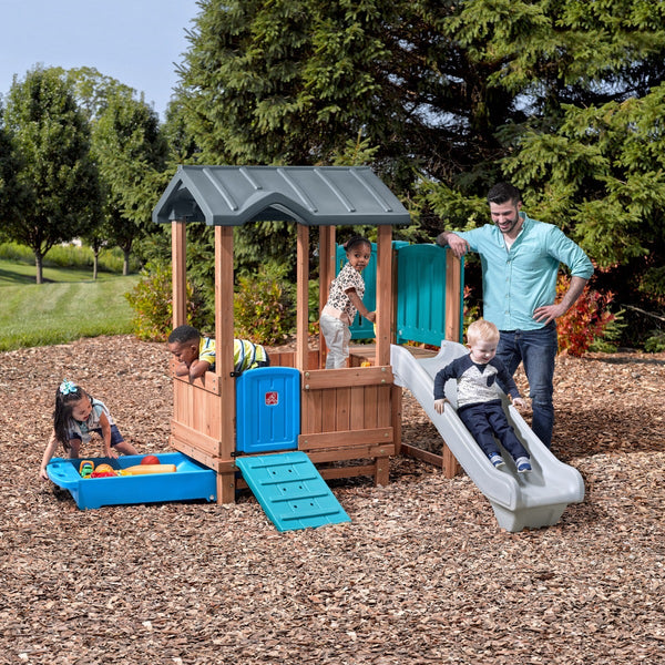 Step2 Woodland Adventure Playhouse & Slide - Dezine Kids