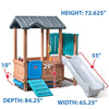 Step2 Woodland Adventure Playhouse & Slide - Dezine Kids