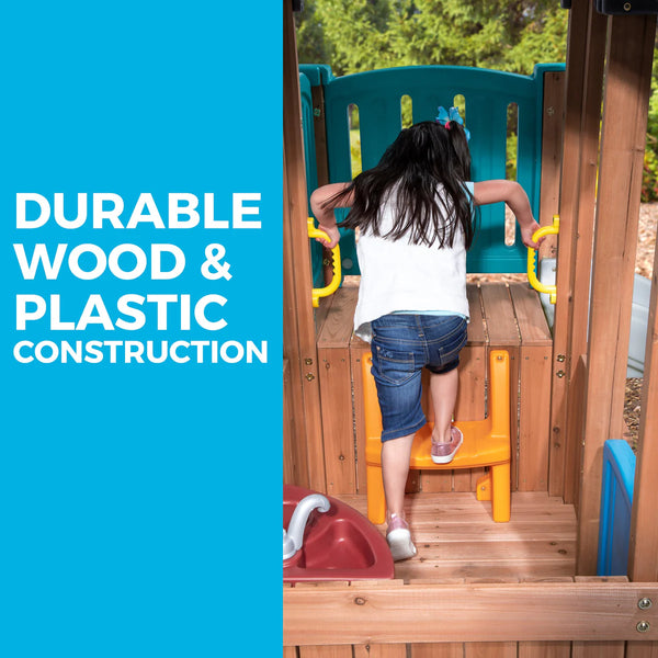 Step2 Woodland Adventure Playhouse & Slide - Dezine Kids