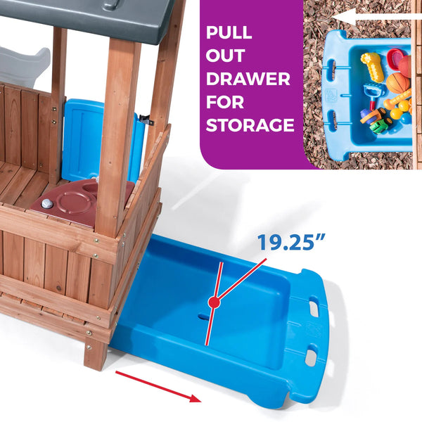 Step2 Woodland Adventure Playhouse & Slide - Dezine Kids