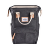 Beaba Wellington Diaper Bag, Large Capacity Baby Bag with Changing Mat, Durable, Water Resistant - Dark Grey