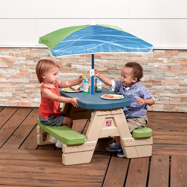 Step2 Sit & Play Picnic Table with Umbrella