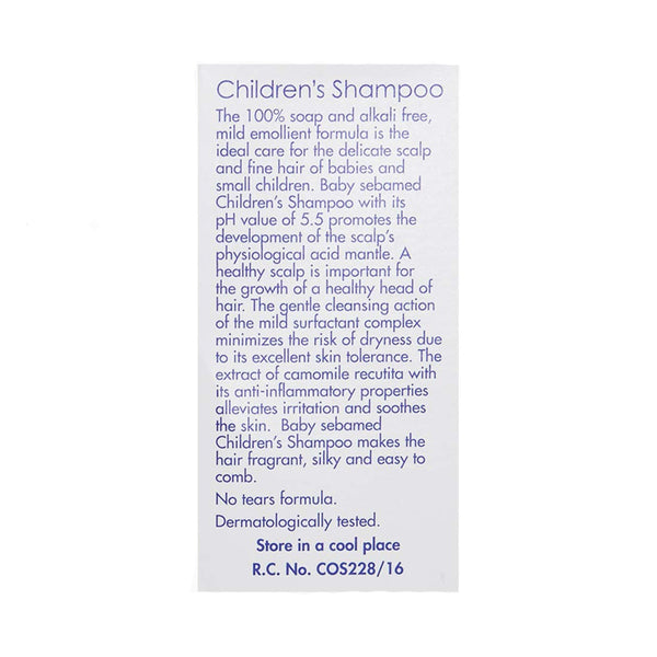 Sebamed Children Shampoo pH 5.5 Tear Free Formula - 500ml
