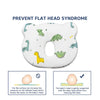 Hopop Memory Foam Baby Flat Head Shaping Pillow - Dezine Kids