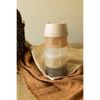 Beaba Stacked Formula Container, Airtight Multifunctional Storage Container, 4 Interchangeable Compartments, Microwave Safe - Clay