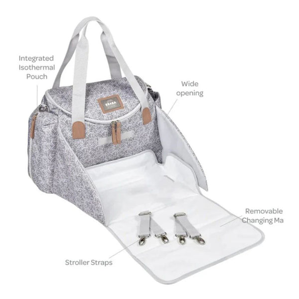 Beaba Sydney II Changing Baby Diaper Bag - Jungle