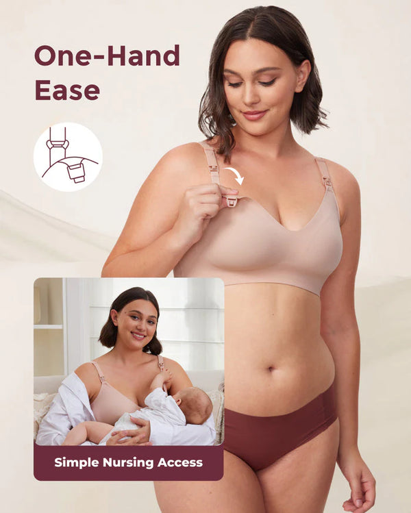 Momcozy Maternity Accessory YN21 Nursing Bra - Skin