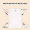 Hopop Baby 100% Cotton Soft & Warm Thermal Sleeveless Inner Vest with Round Neck Design
