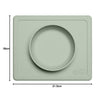 EzPz Mini Bowl 100% Food Grade Silicone Suction Bowl, Non Slip, BPA Free - Sage