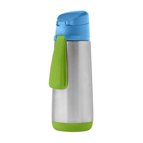 B.Box Insulated Sport Spout Drink Water Bottle 500 ml - Ocean Breeze Blue Green