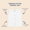 Hopop Baby 100% Cotton Soft & Warm Front Open Thermal Sleeveless Vest