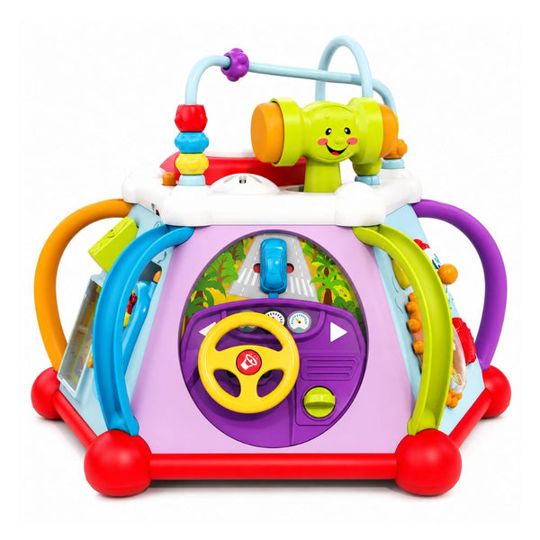 Hola 15 in 1 Discover Activity Cube: Interactive Toy for Toddlers - Dezine Kids