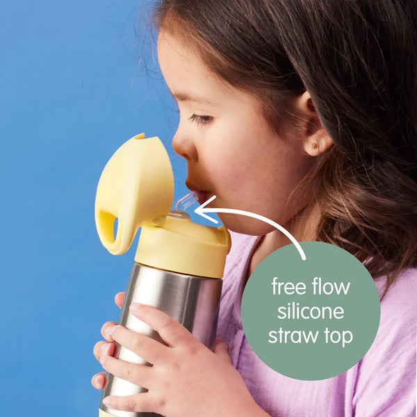 B.Box Insulated Drink Bottle Sipper 350 ml - Yellow