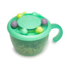 Melii Abacus Snack Container With Finger Trap, 200 ml - Mint