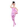 Barbie Deluxe Style Fashion Doll #11 in Pink Denim Star Print Dress