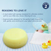 Hopop Soft & Gentle Baby Bath Sponge – Pack of 2 - Dezine Kids