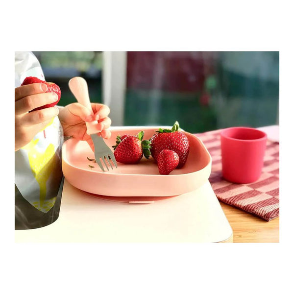 Beaba Silicone AntiSlip Cup - Pink - Dezine Kids