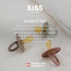 Bibs Colour Pacifiers 2 Pack - Sand/Iron