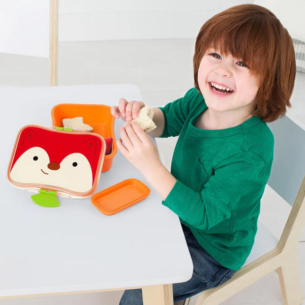 Skip Hop Lunch Box Zoo 4 Piece Lunch Kit - Fox
