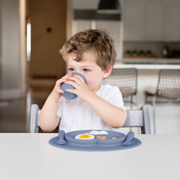 EzPz Mini Mat for Toddlers - Indigo