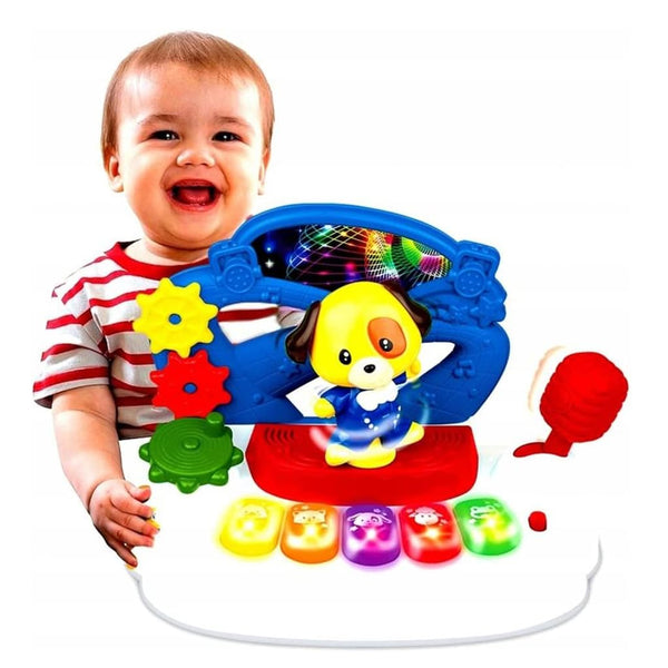 Winfun Dancing Pup Star PianoLightUp Piano with Movable Joystick