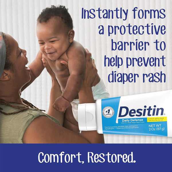 Desitin Daily Defense Diaper Rash Cream With Zinc Oxide - 4 Oz/113 gm