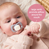 B.Box Glow Silicone Pacifiers Pack Of 2 (6-18M) - Blush & Latte