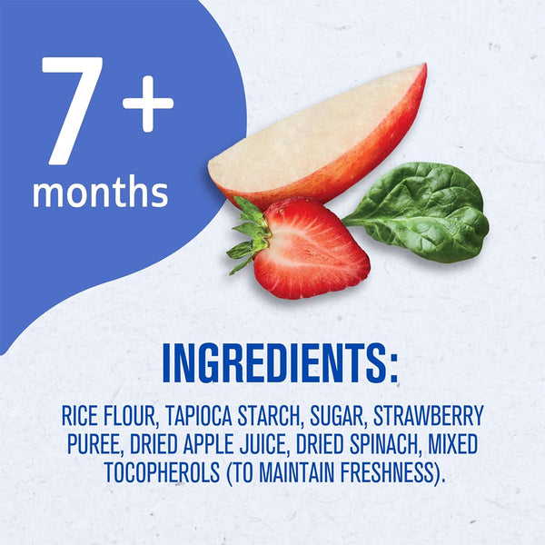Gerber Teether for Crawlers, 7+ months - Strawberry Apple Spinach