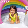 Intex Unicorn Design Baby Pool with Soft Floor Bottom and Built In Sunshade - Dezine Kids
