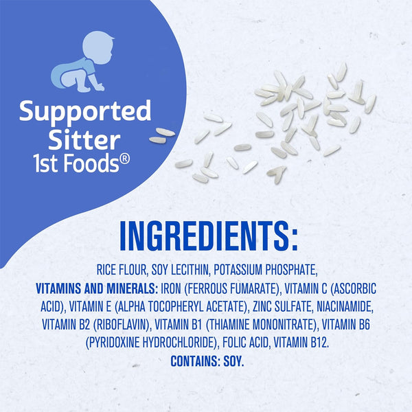 Gerber Cereal for Supported Sitters, 4+ months - Rice