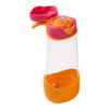 B.Box Tritan Sport Spout Bottle for Kids, 600 ml - Strawberry Shake Pink Orange